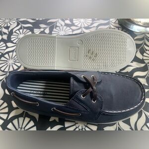 J. Crew Blue Boat shoes Boys NWT